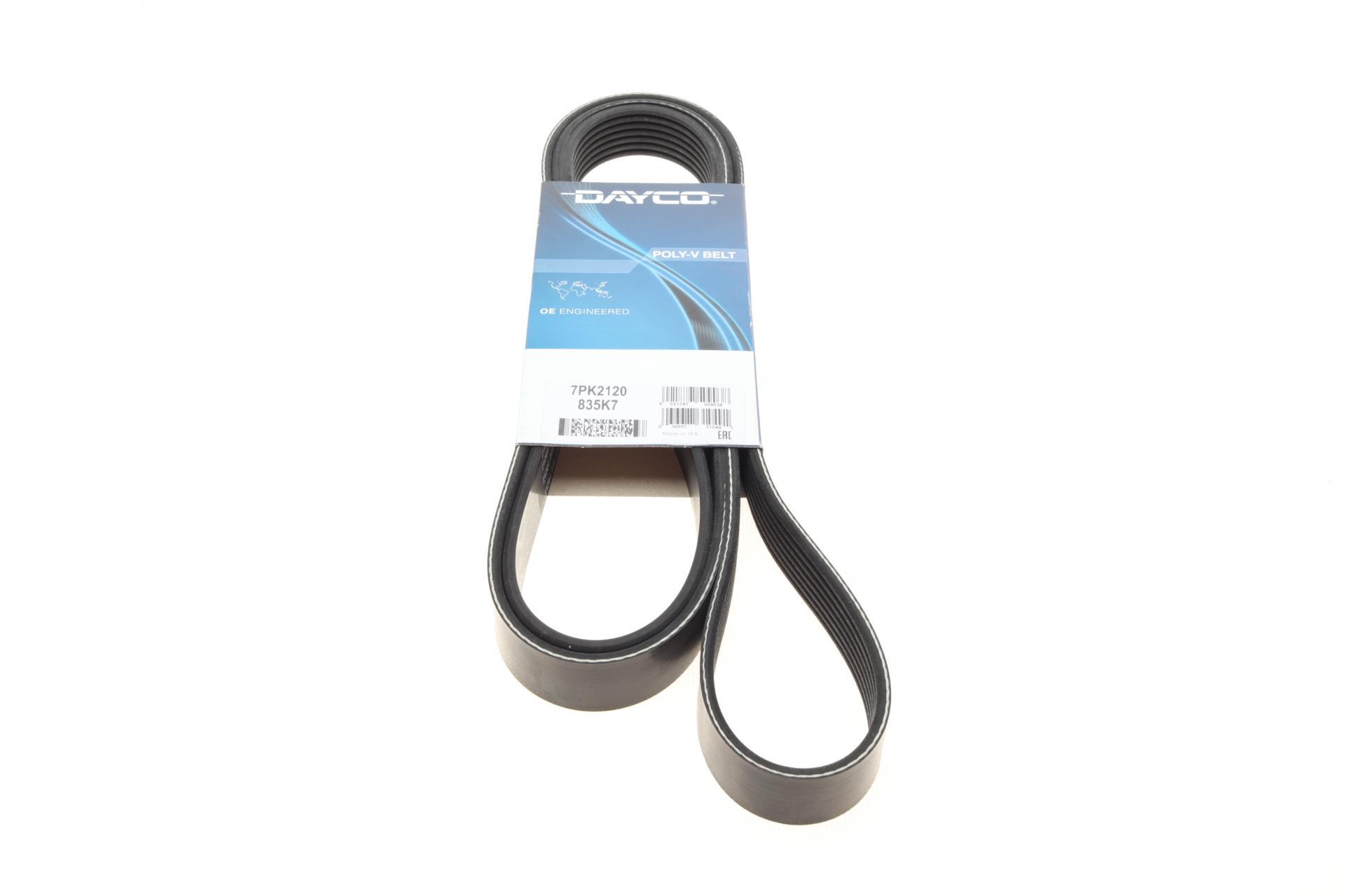 Ремень генератора DAYCO для Land Rover/Toyota Land Cruiser 120 4.0i/4.6 94- (7PK2120)