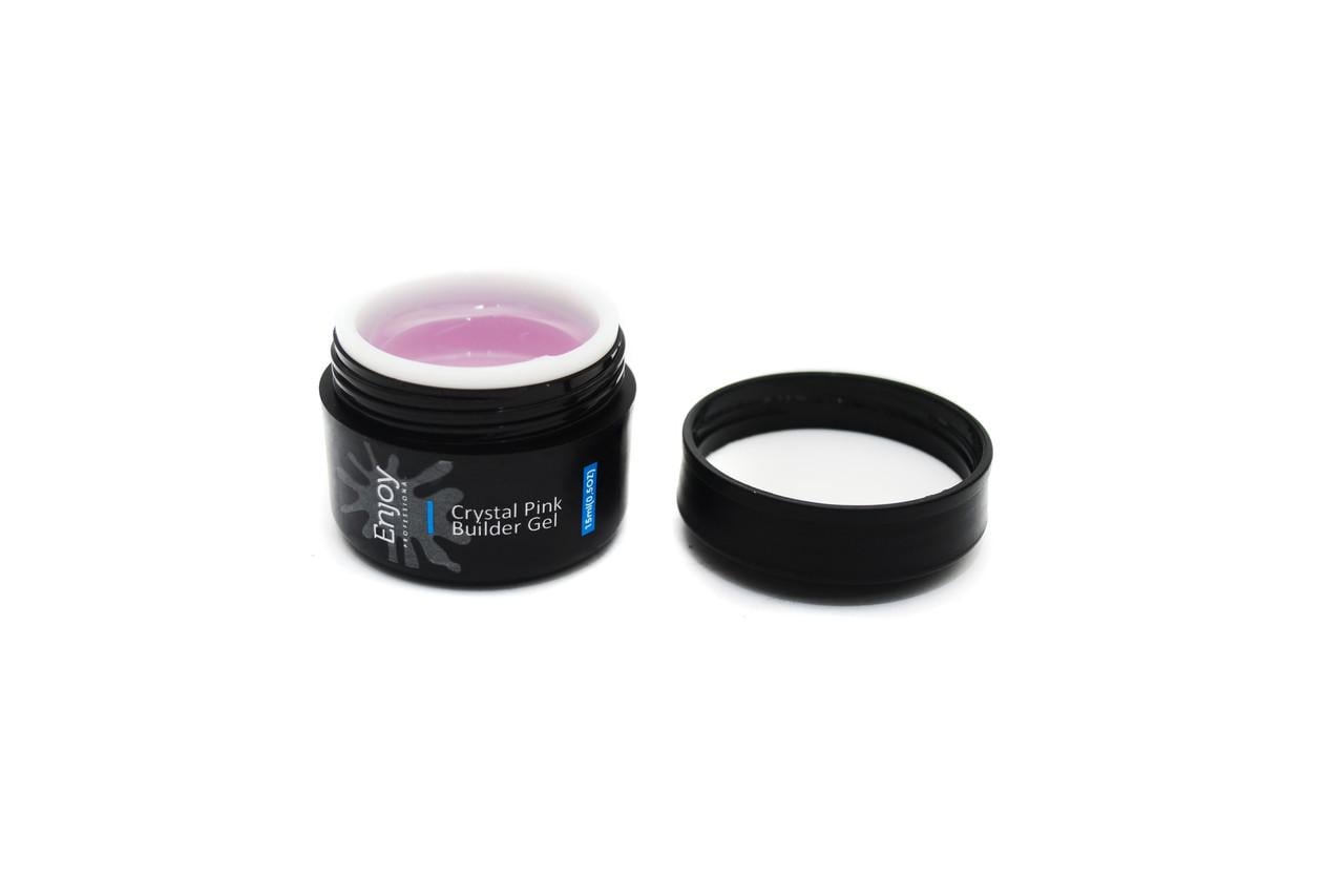 Гель для наращивания кристально-розовый Enjoy Professional 15 мл
