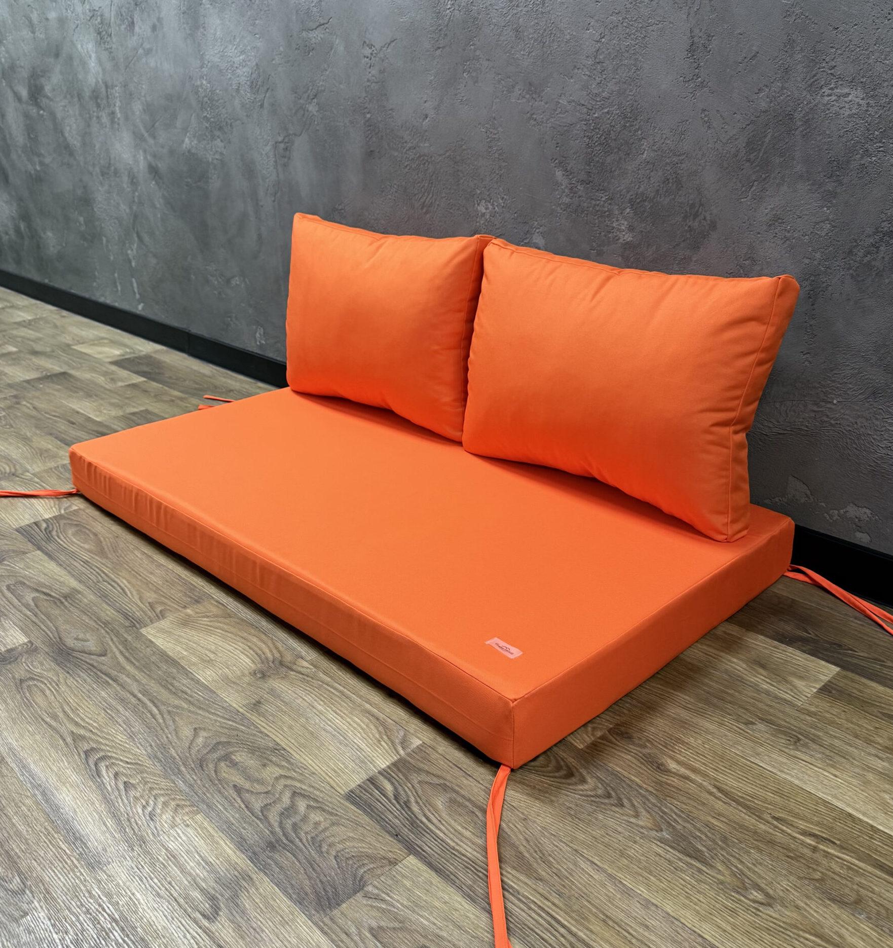 Комплект матрас с подушками Comfort Home Oxford на поддоны/качели/каркасы/садовую мебель 160х60х40х8 см