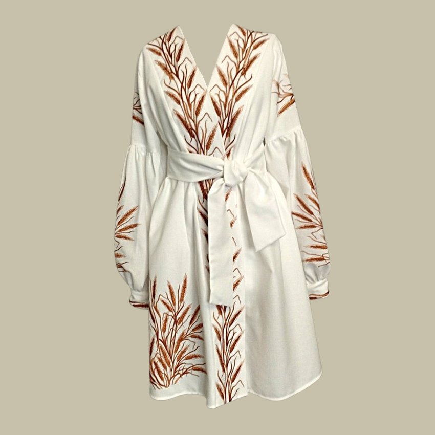 Платье-вышиванка авторское р. 58 (565635655)