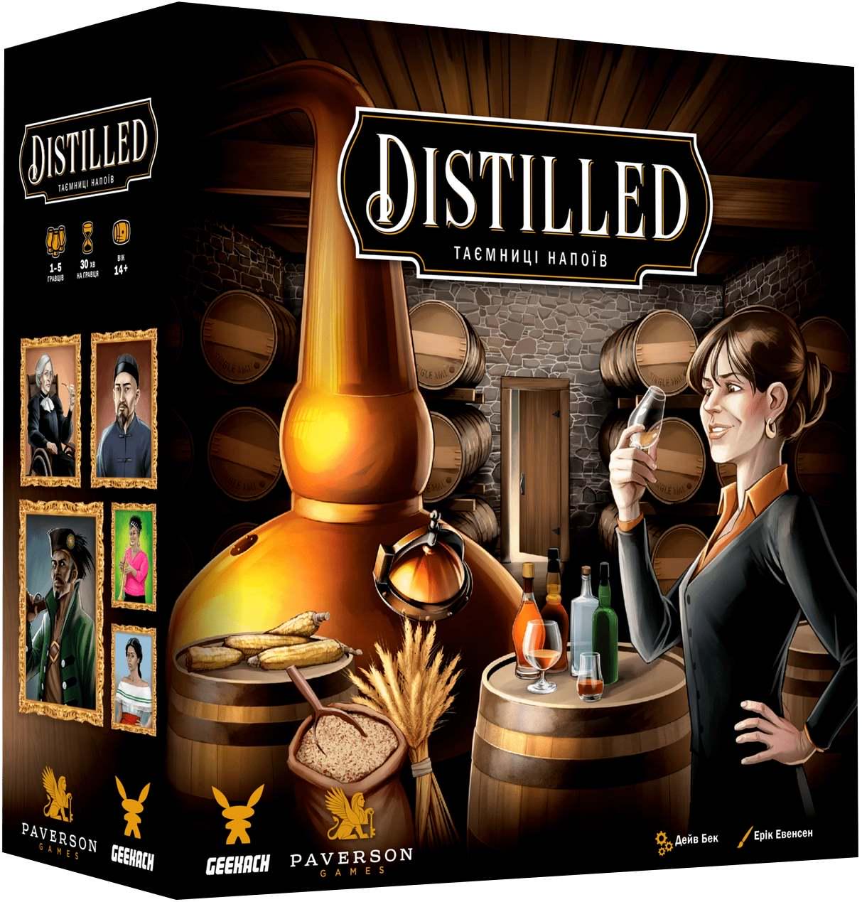 Настольная игра "Distilled Таємниці напоїв" (1497489738)
