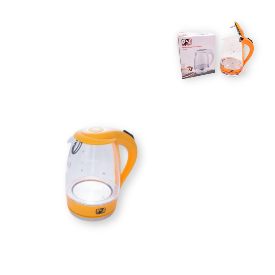 Електричний чайник Promotec PM 810-D 1,7 л 1850-2200 Вт Помаранчевий (PM 810-D_2187) - фото 3 Електричний чайник Promotec PM 810-D 1,7 л 1850-2200 Вт Помаранчевий (PM 810-D_2187) - фото 3