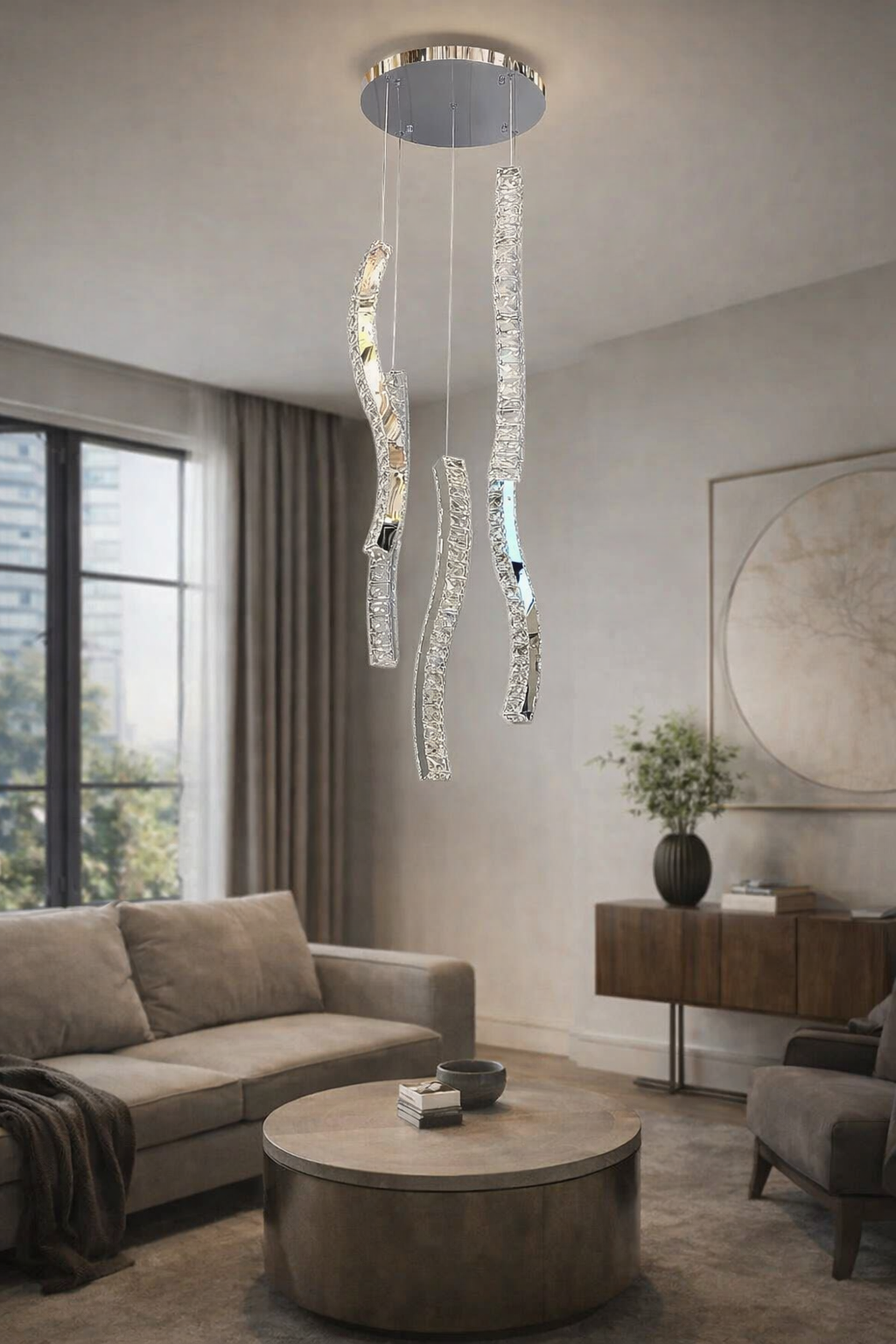 Люстра Crystal Wave LED 42W (20112/5CH) Люстра Crystal Wave LED 42W (20112/5CH)