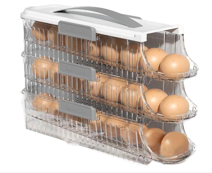 Контейнер для хранения яиц на боковую дверцу холодильника 3 яруса (HR-0942) Контейнер для хранения яиц на боковую дверцу холодильника 3 яруса (HR-0942)
