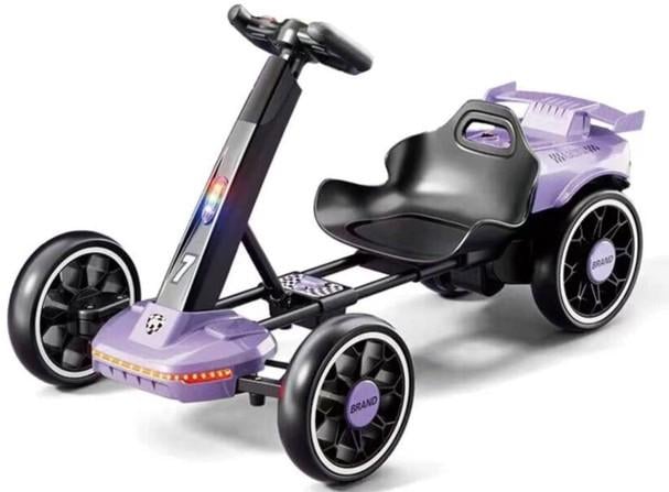 Электрокарт детский Spoko SP-V19 с пультом управления 12V 4,5 Сиреневый (7201)