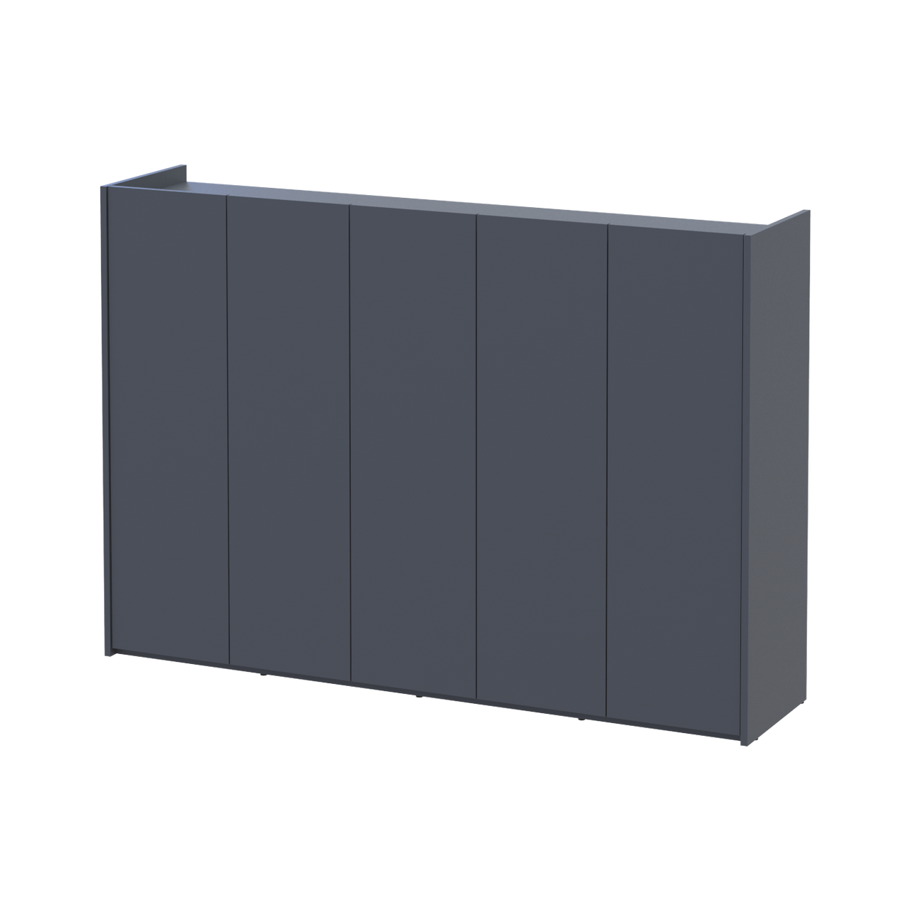 Тумба для обуви Doros Кассель 5 ДСП 159х40х110 см Графитовый (41516219)