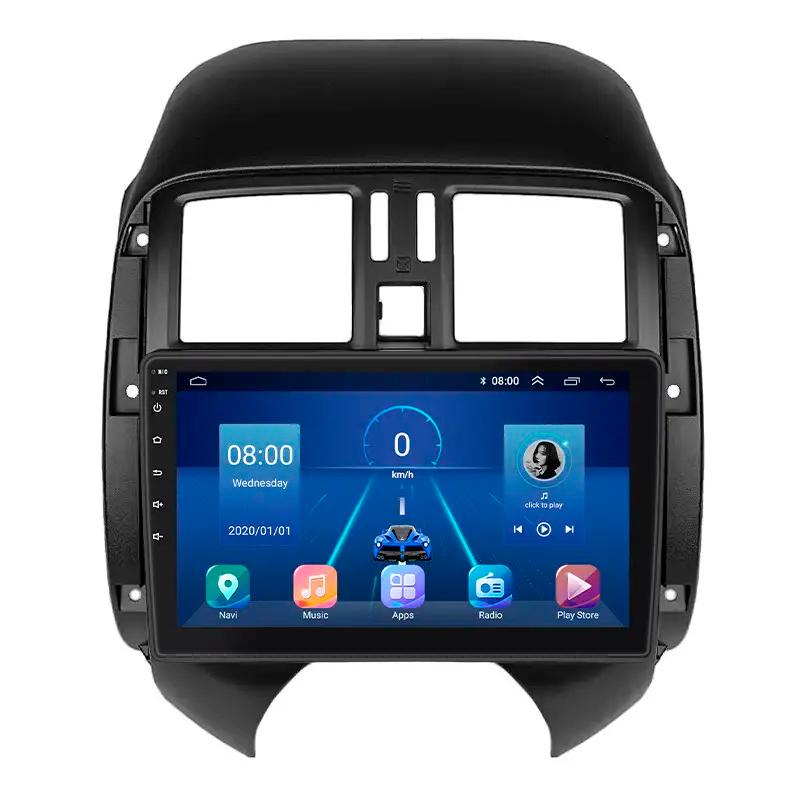 Автомагнитола штатная Lesko Top для Nissan Versa II рестайлинг 2014-2019 г. 4G/Wi-Fi/GPS 6/128 GB 9" (11500-63572)