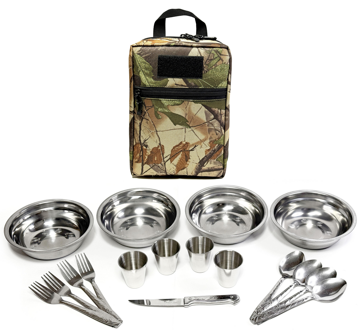 Набор посуды для пикника "Турист" на 4 персоны (01-4)