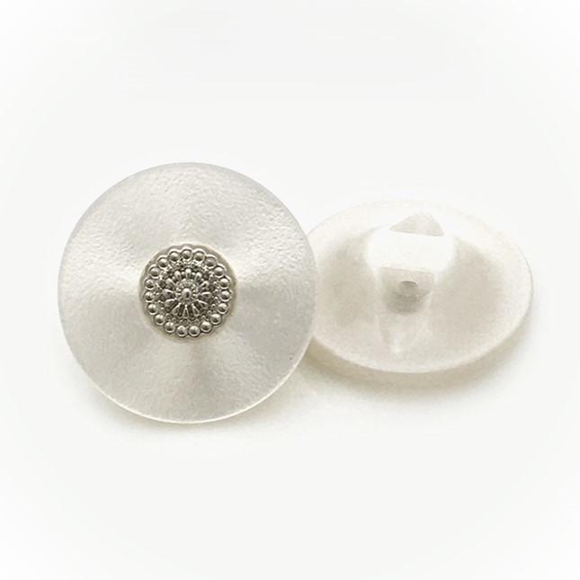 Пуговица Lotus Leaf LuxFabric на ножке пластик 22,5 мм 1 шт. Перламутровый (ПЛ0023д31)
