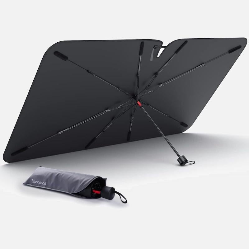 Парасолька-шторка Sunshade на лобове скло автомобіля