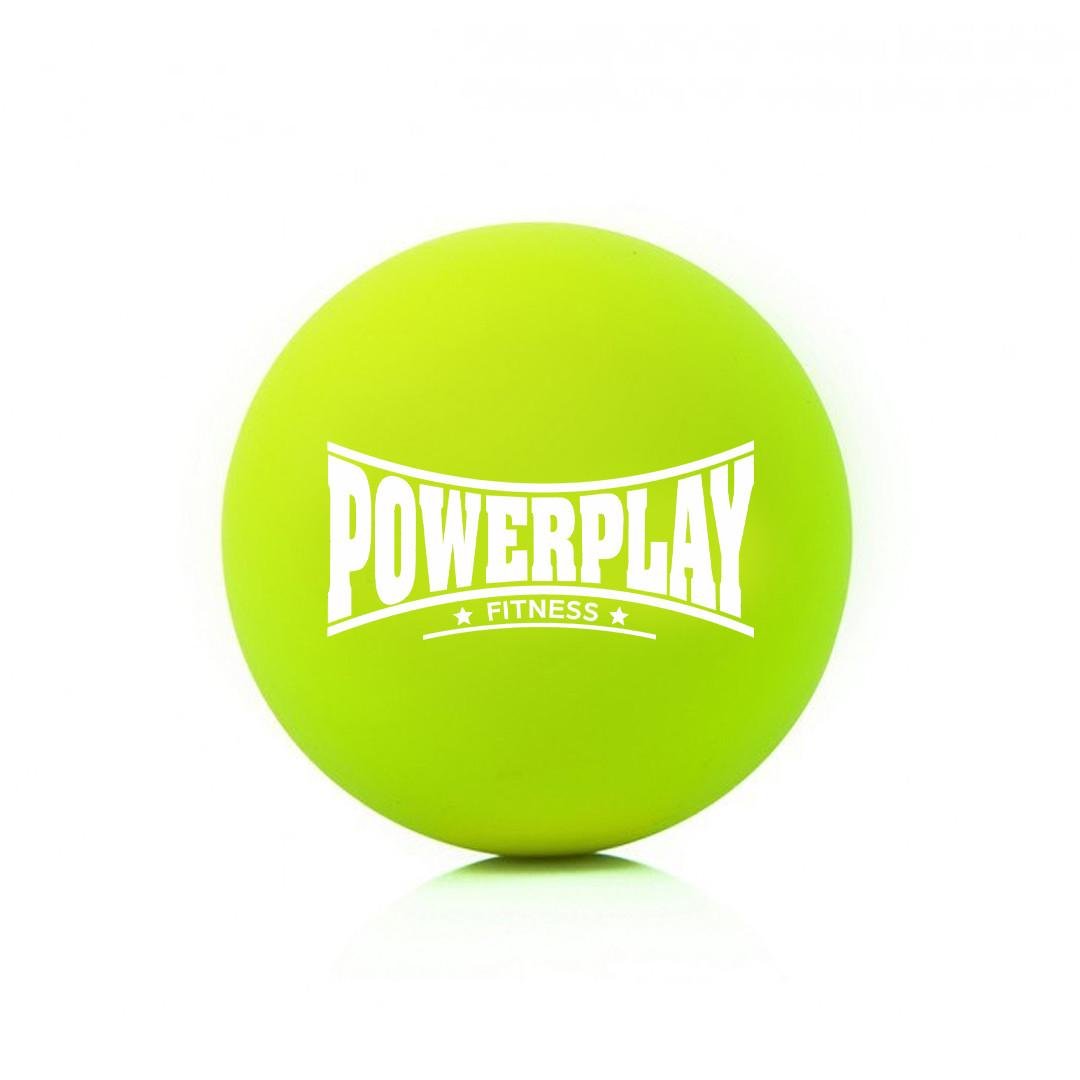 Массажный силиконовый мяч PowerPlay PP-4354 Silicone Lacrosse Ball 6,5 см Зеленый (A-013220)