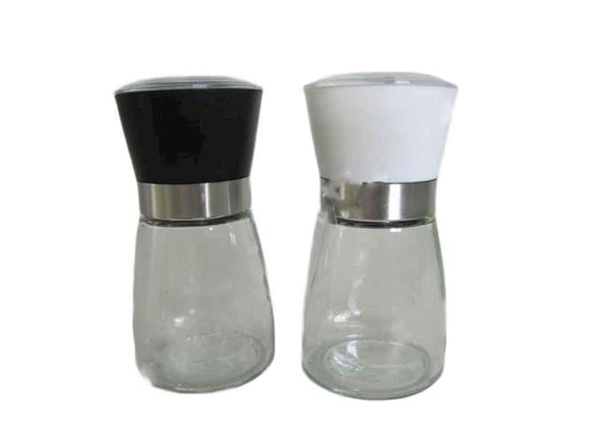 Набор перцемолок стеклянных 2 шт. 13 см (13529) Набор перцемолок стеклянных 2 шт. 13 см (13529)