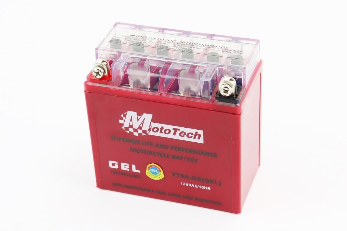 ᐉ Аккумулятор для мотоцикла гелевый Mototech 12V 9 Ah 12N9-BS • Купить ...