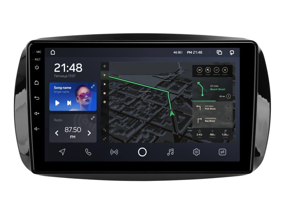 Штатна магнітола AMS T910 6+128 Gb Mercedes Benz Smart Fortwo 3 C453 A453 W453 2014-2020