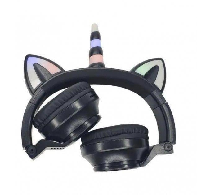 Навушники Cat з котячими вушками STN-27 Bluetooth бездротові RGB
