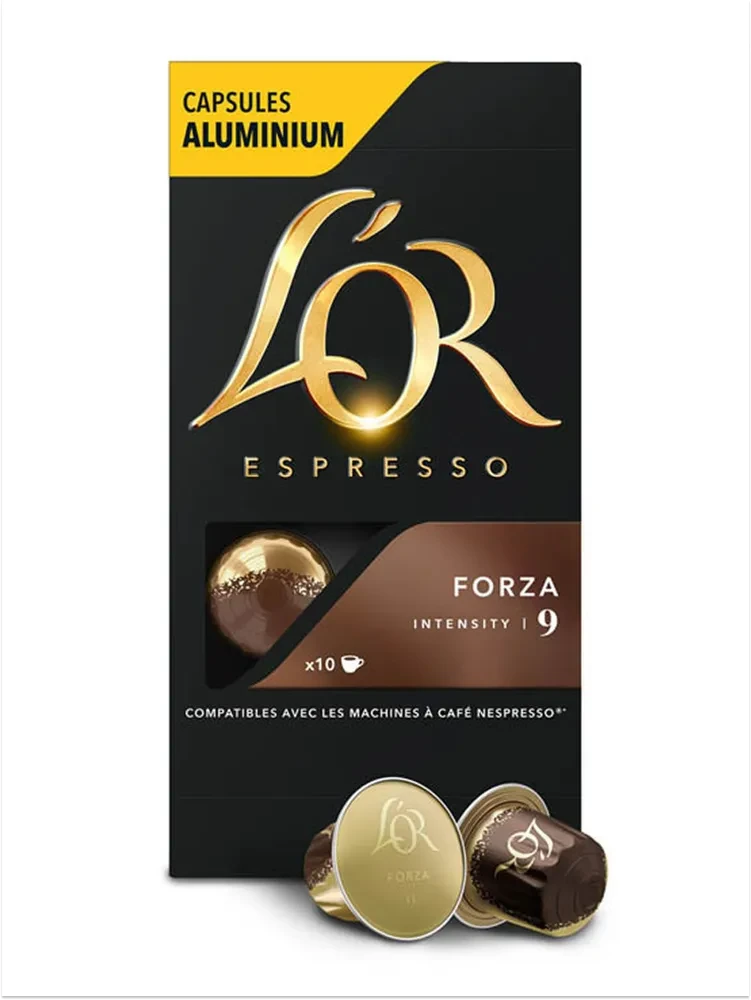 Капсулы Nespresso L'OR Forza иллюминий 10 шт. (3025192715)