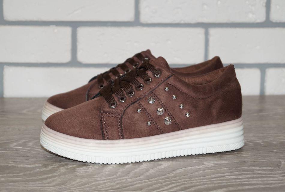 Кеди Xifa 39 р. 24 см Коричневий (30312-39)