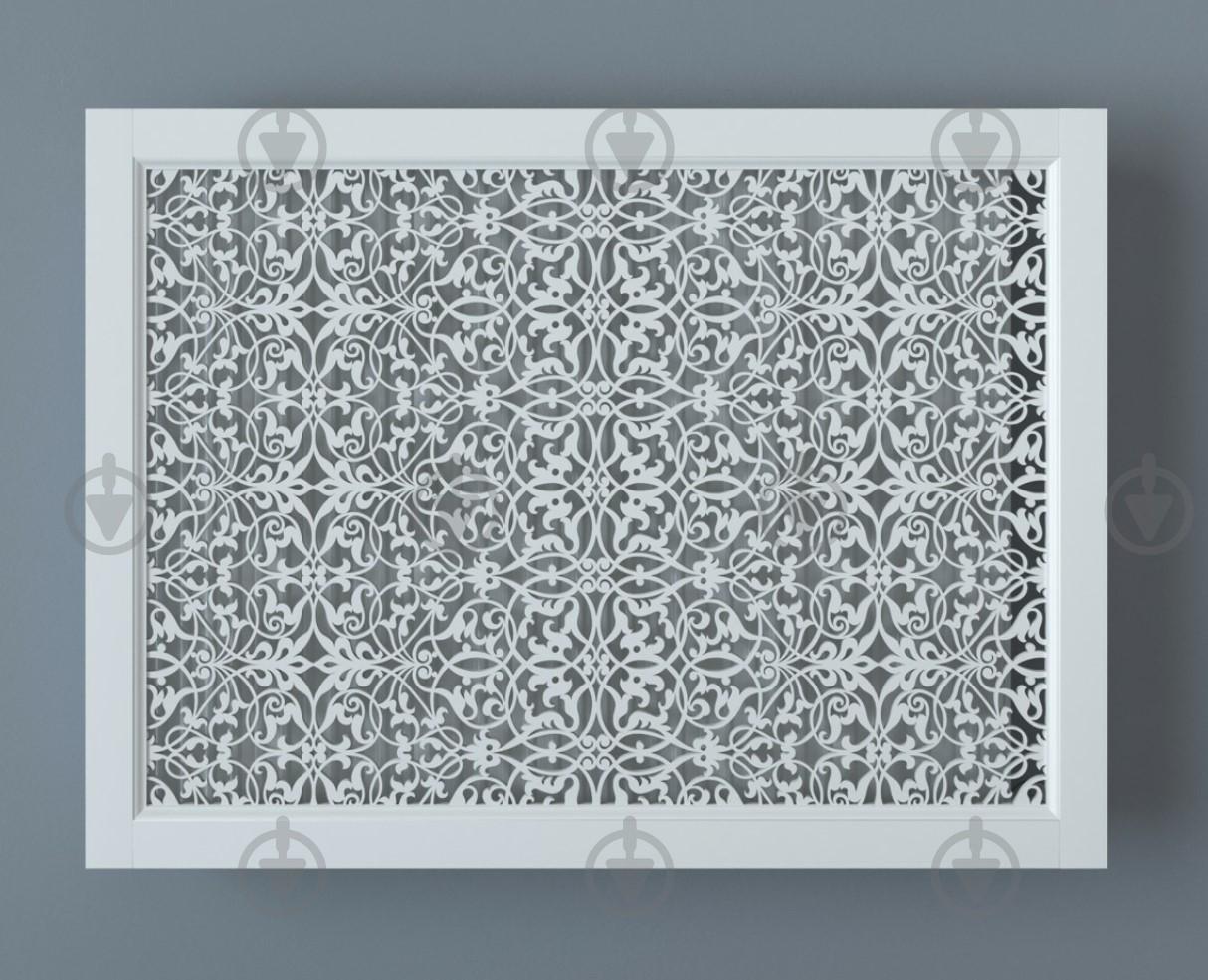 Экран-решетка декоративная на батарею отопления R26-F60 Белый (25281463) - фото 2 Экран-решетка декоративная на батарею отопления R26-F60 Белый (25281463) - фото 2