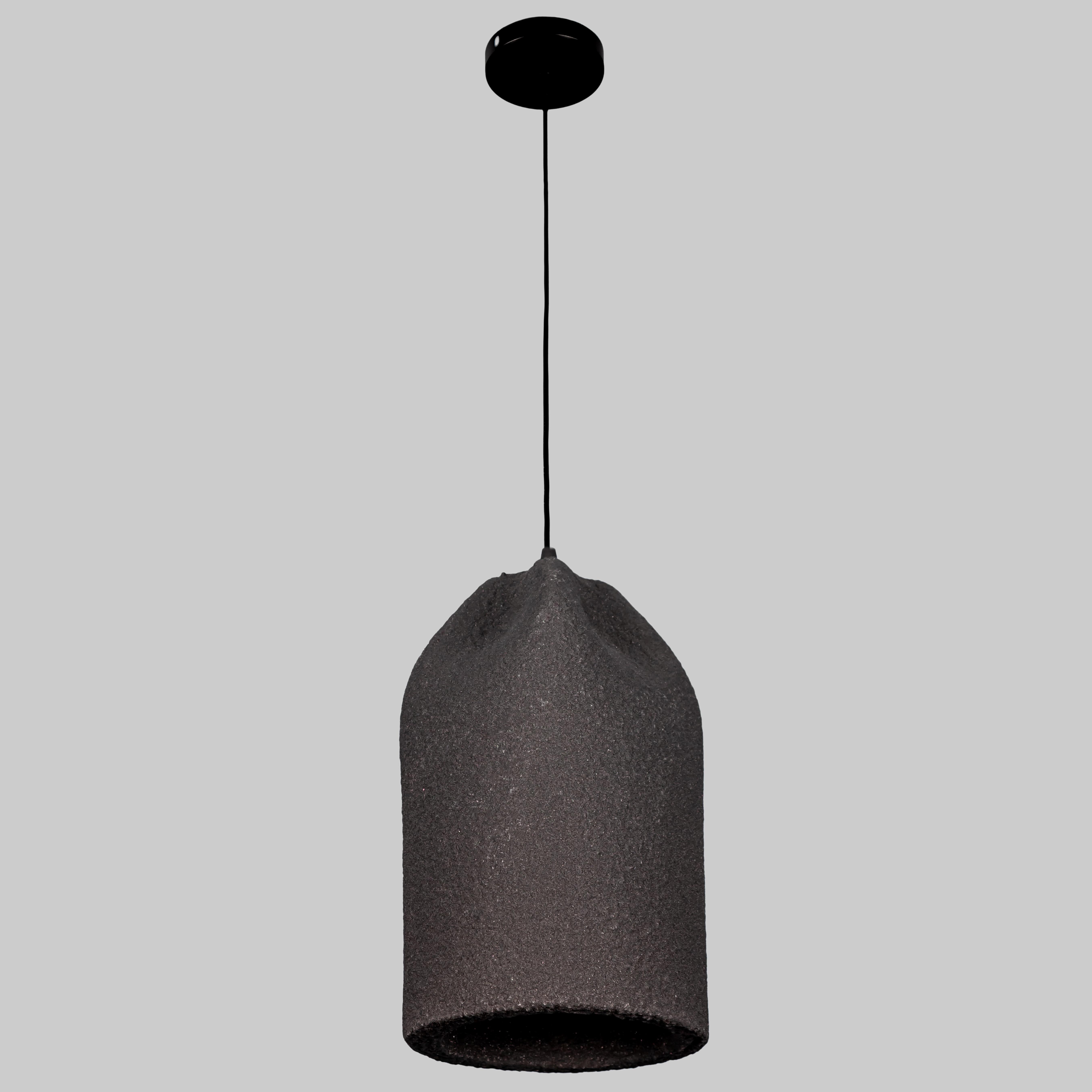 Люстра гіпсова Wabi-Sabi 22х36 см Чорний (909-XL3585 (220) BK)