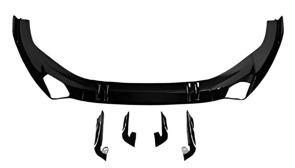 Накладка передняя GT Tuning Lip Audi A4 V-1 B9 2015-2024 гг. пластик Черный (26689578)