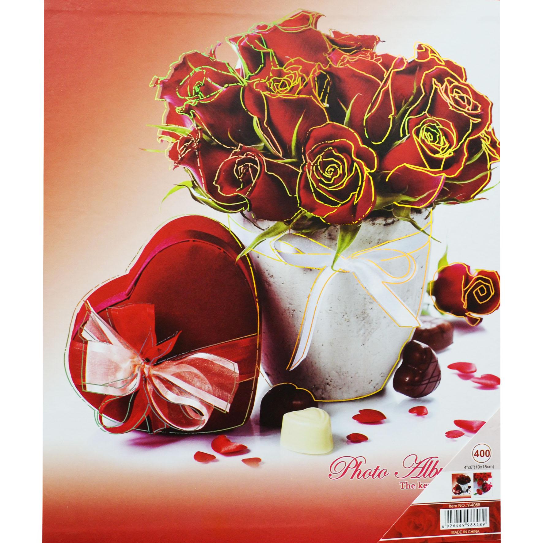 Фотоальбом великий MEGA в подарунковій коробці на 400 фото 10х15 см (2602)