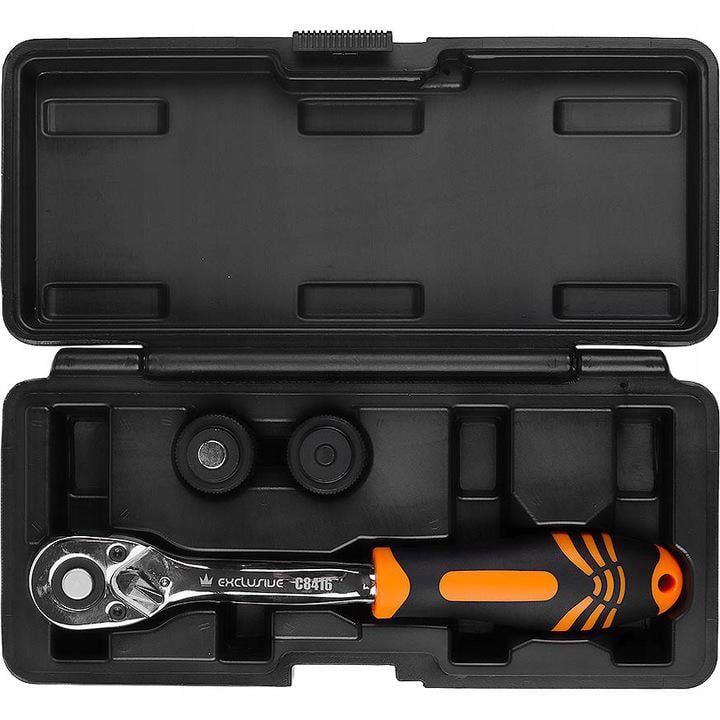 Трущітка зі змінними головками 3 в 1, 1/4', 3/8', 1/2' Richmann (C8416)