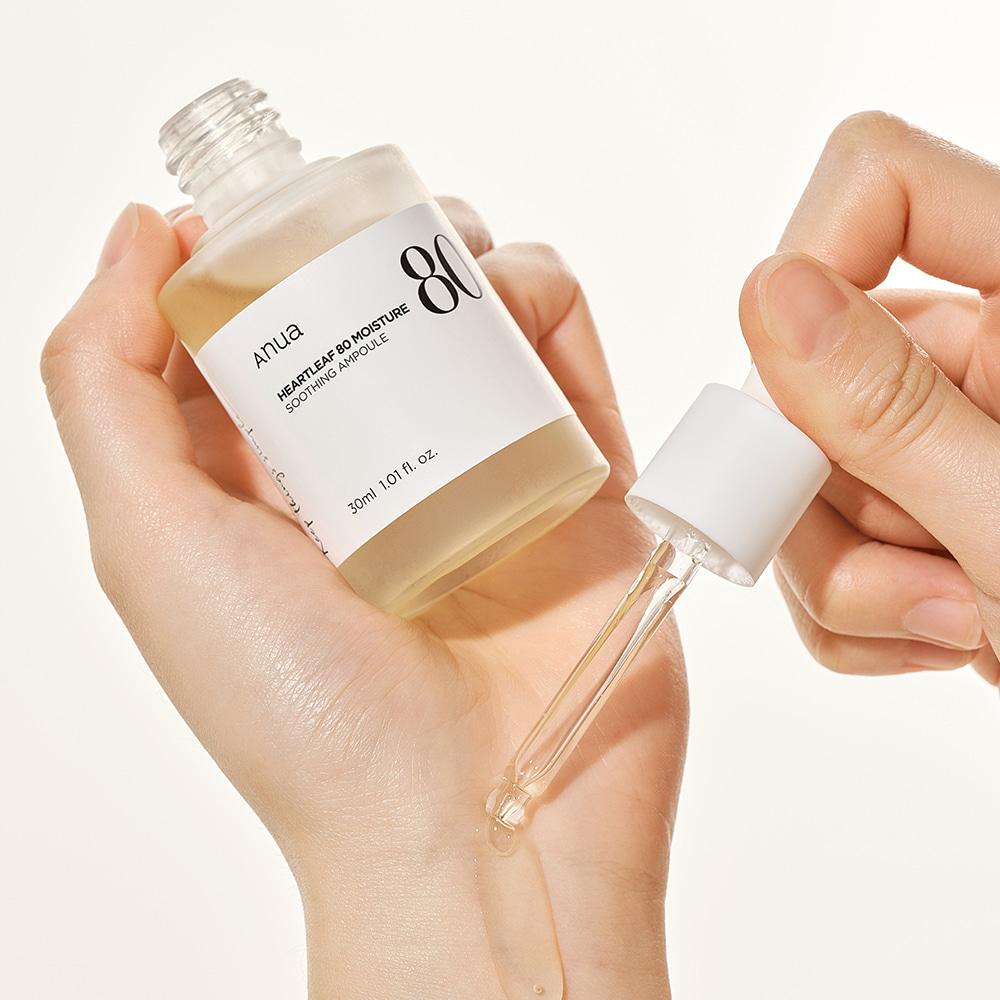 Заспокійлива сироватка ампула Anua Heartleaf 80% Moisture Soothing Ampoule на основі хаутюйнії 30 мл - фото 2 Заспокійлива сироватка ампула Anua Heartleaf 80% Moisture Soothing Ampoule на основі хаутюйнії 30 мл - фото 2