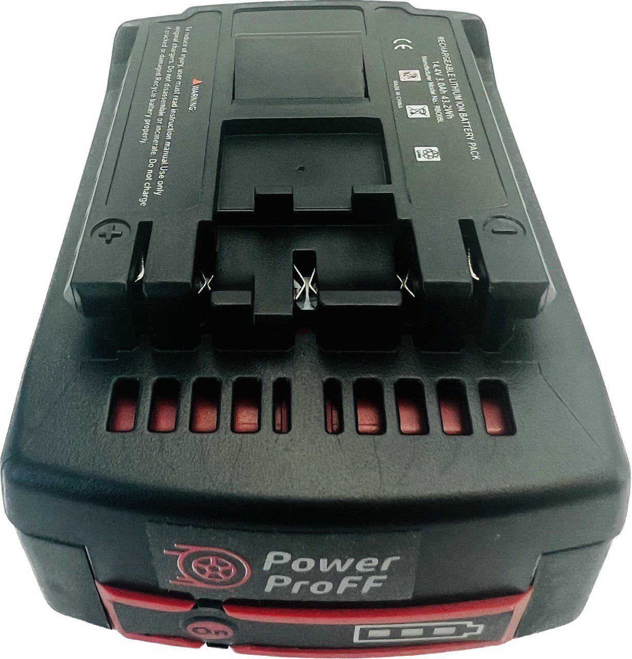 Акумулятор Power Profi для Bosch GSR/GDR 14,4 V 3 Аг GSB/TSR/GDS/HDB/GHO 1440 - фото 8