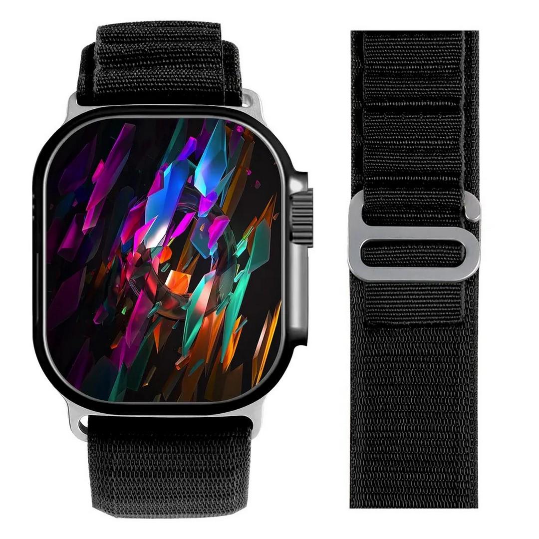 Ремінець нейлоновий Alpine Loop для Apple Watch 42/44/45/49 мм Black (nr2022NY02 b) - фото 2