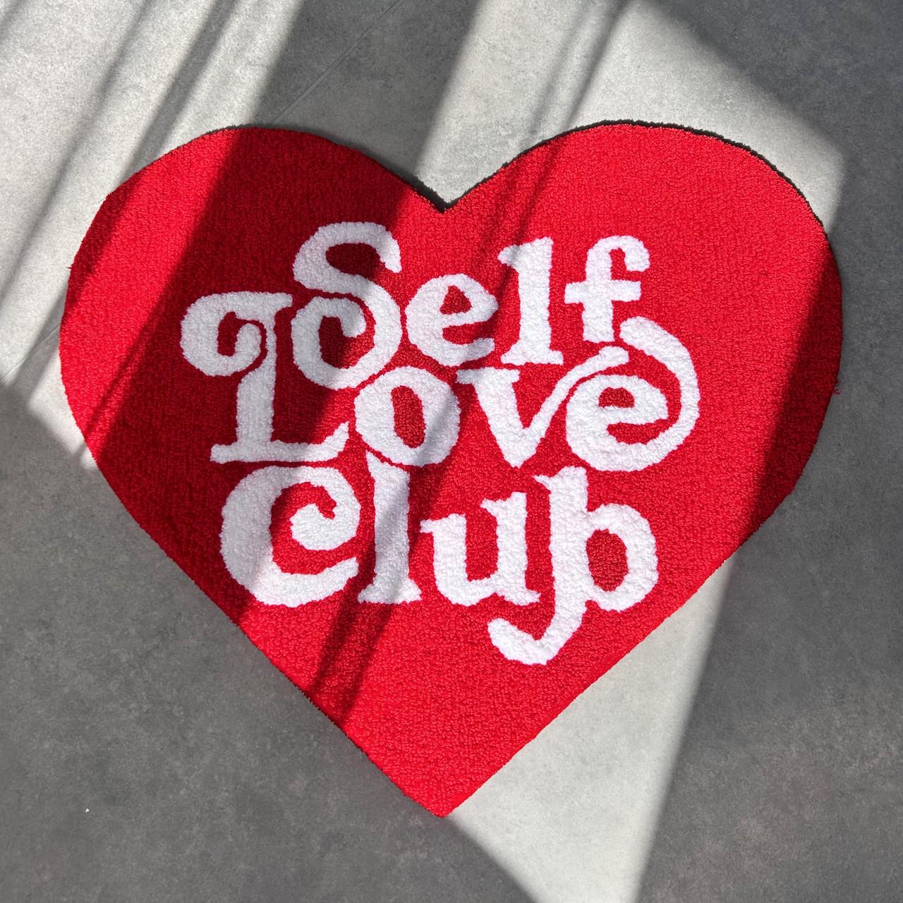 Килим ручної роботи Self Love Club 70х70 см