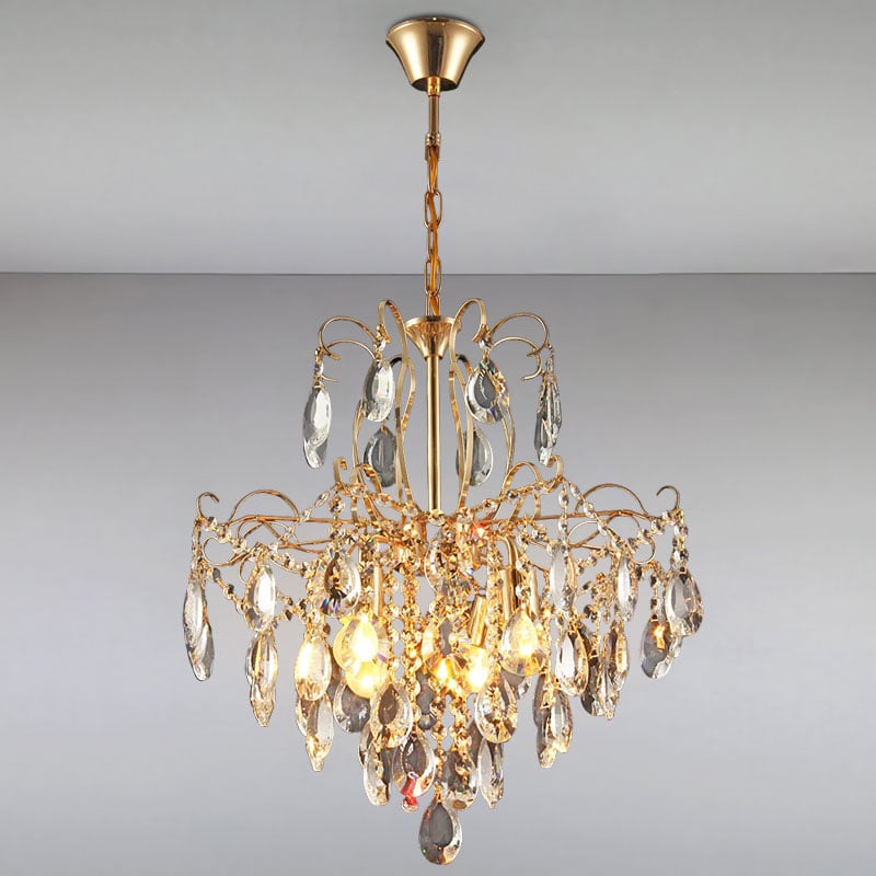 Люстра хрустальная Light House NM-15268/6 Золото