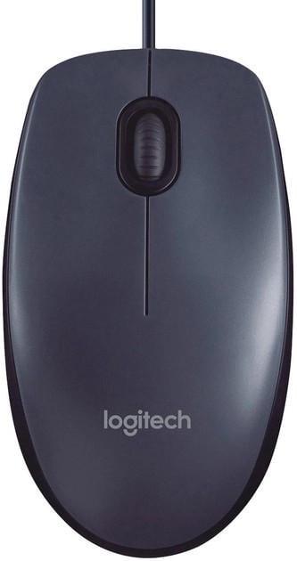 Мышь проводная Logitech B100 Черный - фото 3
