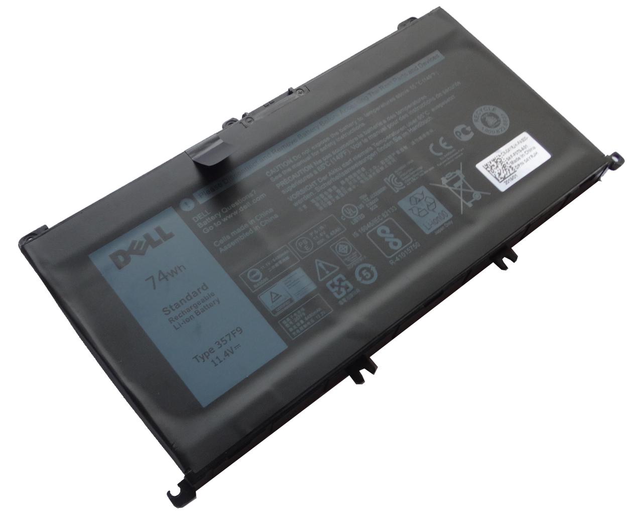 Акумуляторна батарея Dell 357F9 Inspiron 15 7000 74Wh (2338) - фото 2 Акумуляторна батарея Dell 357F9 Inspiron 15 7000 74Wh (2338) - фото 2