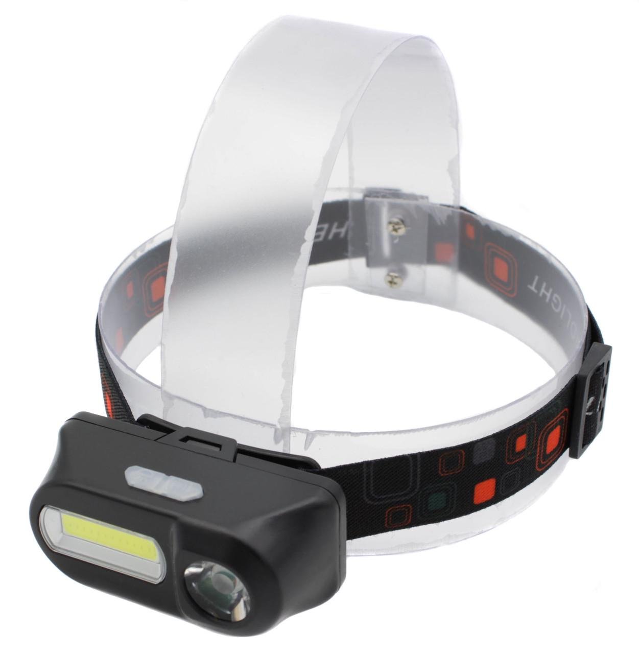 Налобний акумуляторний ліхтар Bailong BL-1804 MicroUSB 2 кнопки (t6110) - фото 4