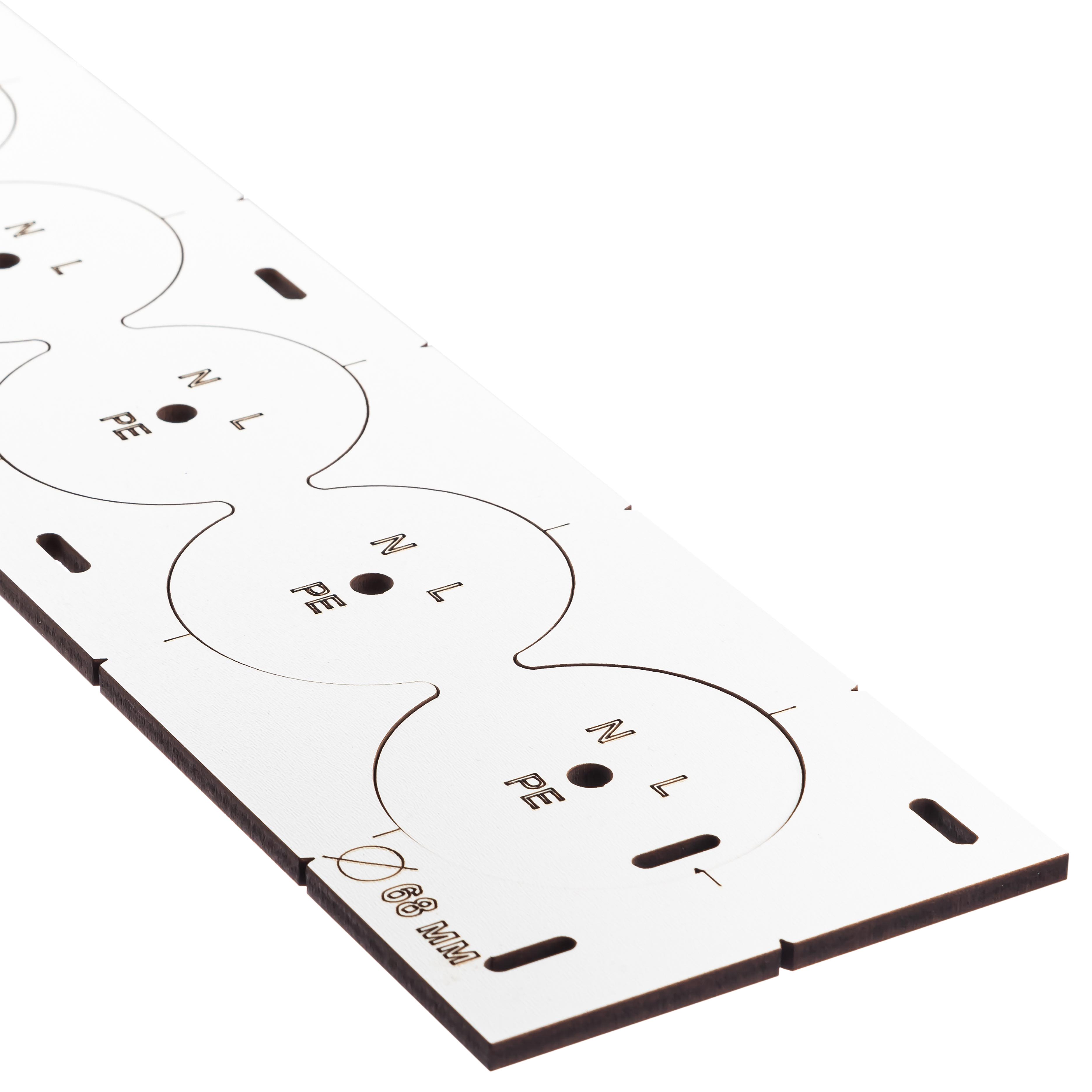 Шаблон Polax для підрозетників з отворами (1000-240) - фото 3 Шаблон Polax для підрозетників з отворами (1000-240) - фото 3