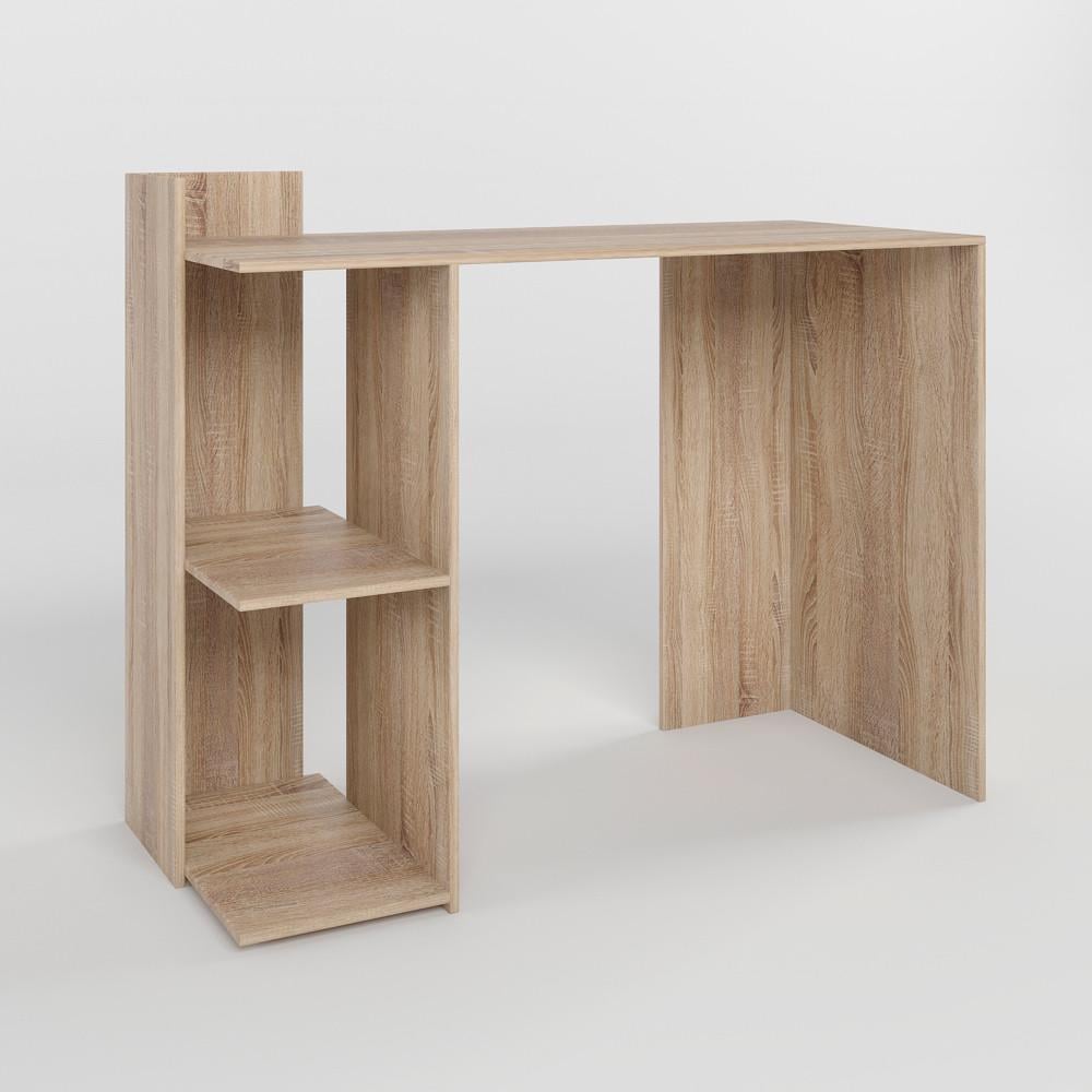 Стіл комп'ютерний М-ЗОН Джеко 1200/12 з 2 полицями Сонома (MZN-031020) - фото 1 Стіл комп'ютерний М-ЗОН Джеко 1200/12 з 2 полицями Сонома (MZN-031020) - фото 1