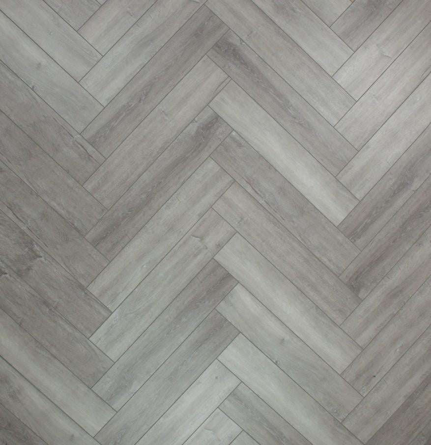 Ламінат вініловий SPC LVT Aberhof Carmelita англійська ялинка 1687 з підкладкою (29784665)