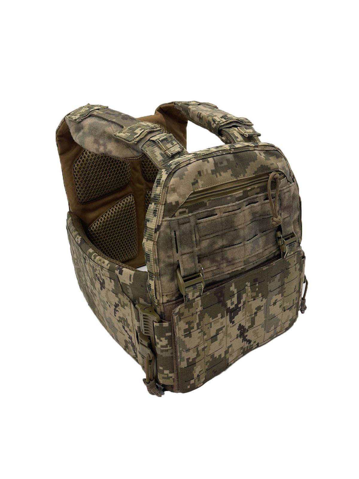 Плитоноска uaBRONIK Plate Carrier закрытого типа GEN 2.0 панель GEN 2.0 Molle Пиксель (3577453)