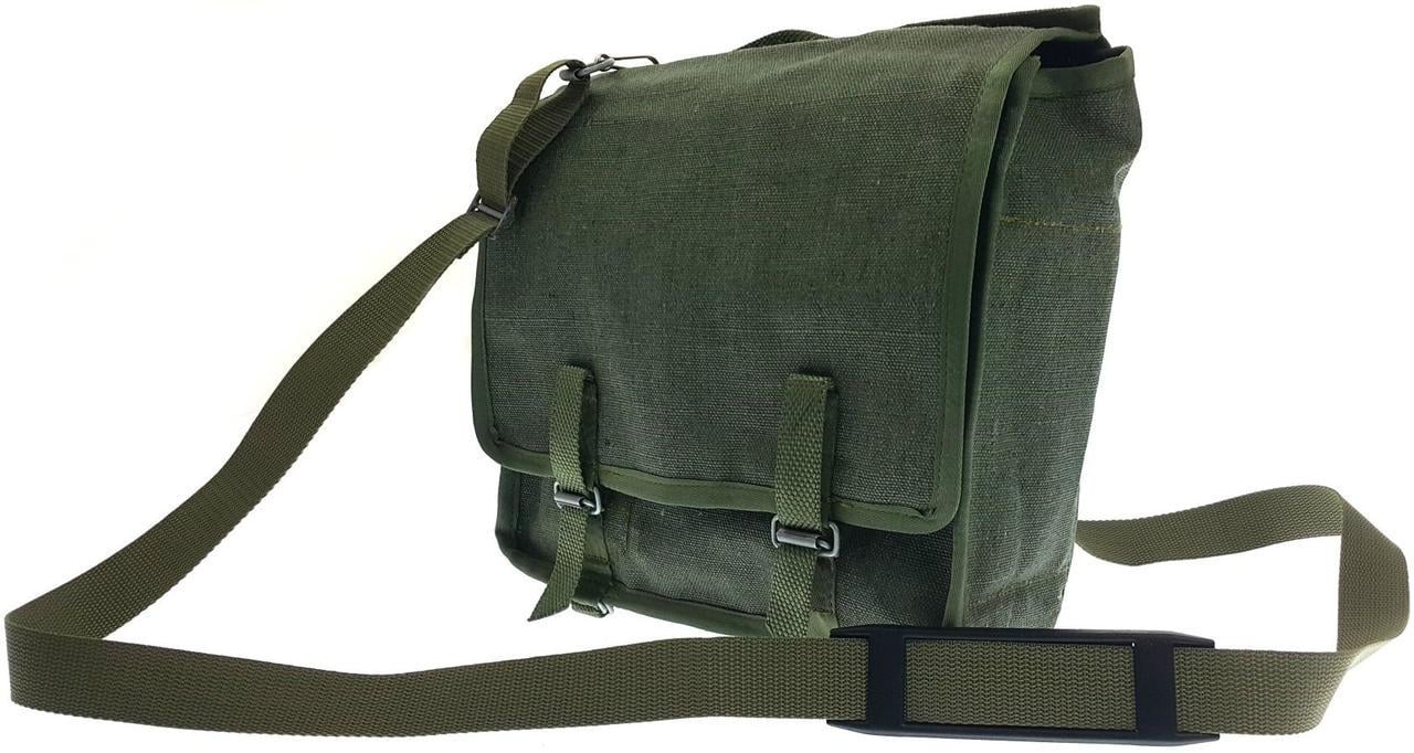 Сумка через плечо почтальонша армейская военная ретро Хаки