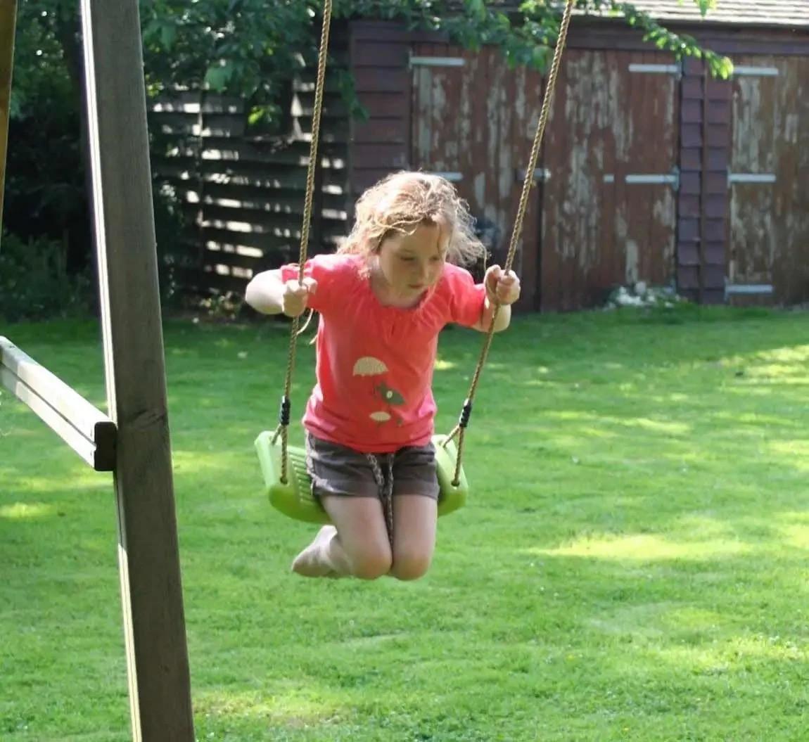 Детская качеля WCG BLOW до 70 кг Салатовый (W-101l) - фото 5