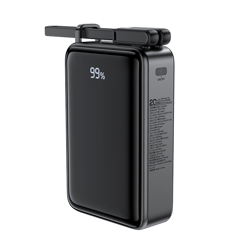 Повербанк AceFast M4 с быстрой зарядкой 20000 mAh 67W Черный (UPN16091)