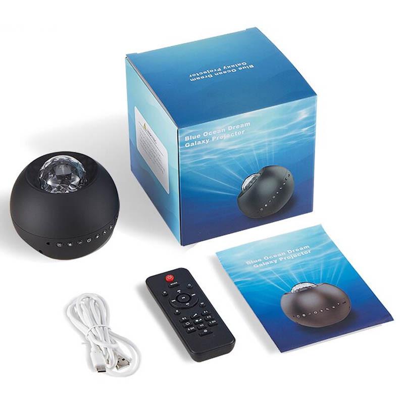 Проектор-нічник Ocean Dream E14 Bluetooth and Remote Control Black (00000065887_1) - фото 7