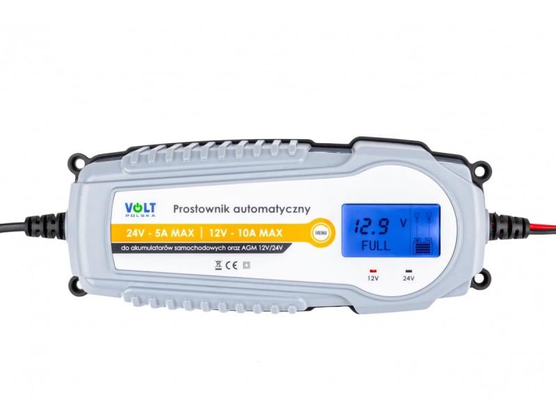 Зарядное устройство Volt Polska 12/24V 10A LCD (23336)