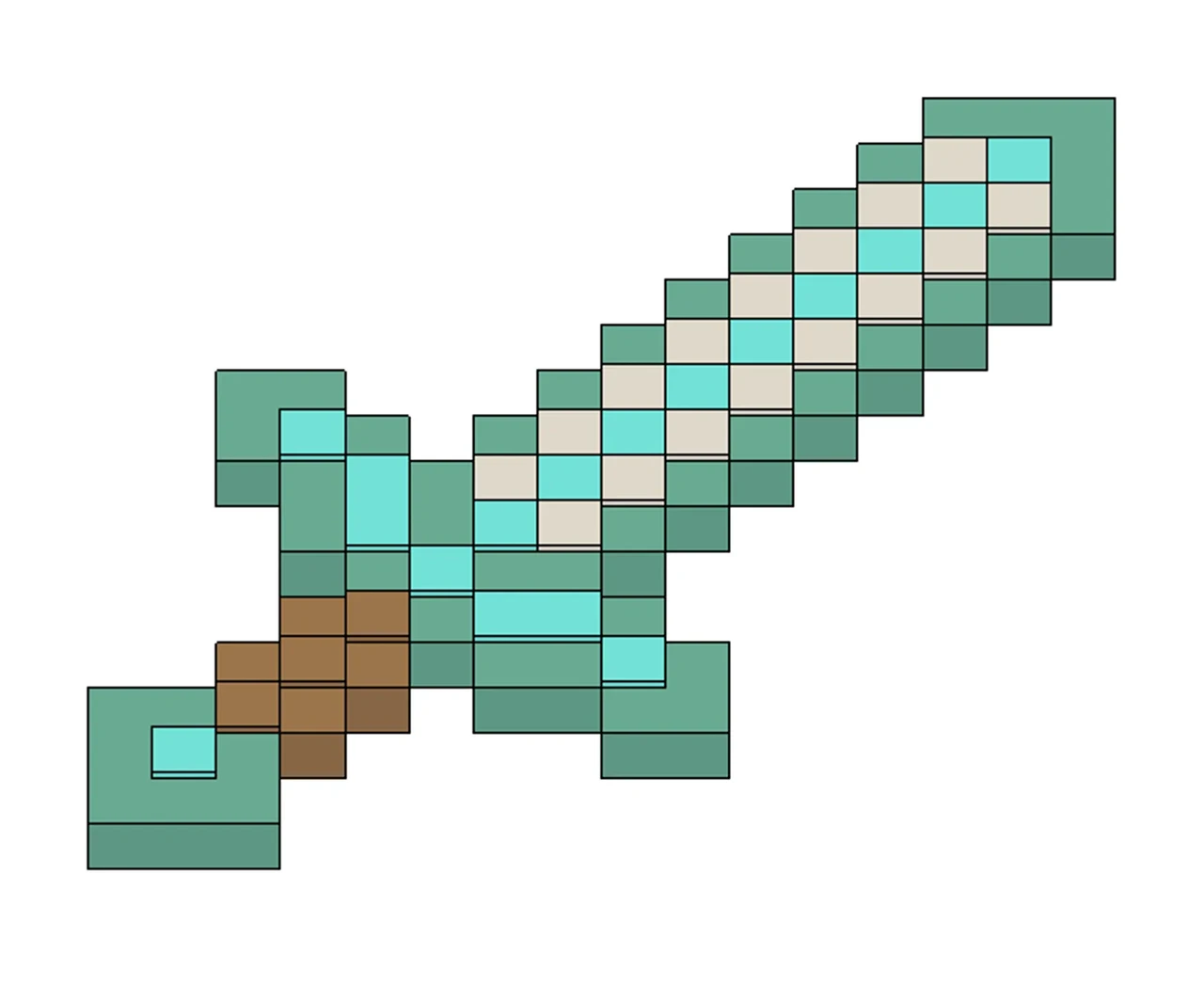 Дитячий меч Minecraft Sword 45 см