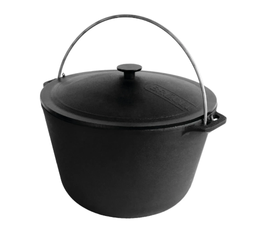 Котел чавунний туристичний Brizoll з чавунною кришкою 6 л (KT06-1) - фото 1 Котел чавунний туристичний Brizoll з чавунною кришкою 6 л (KT06-1) - фото 1
