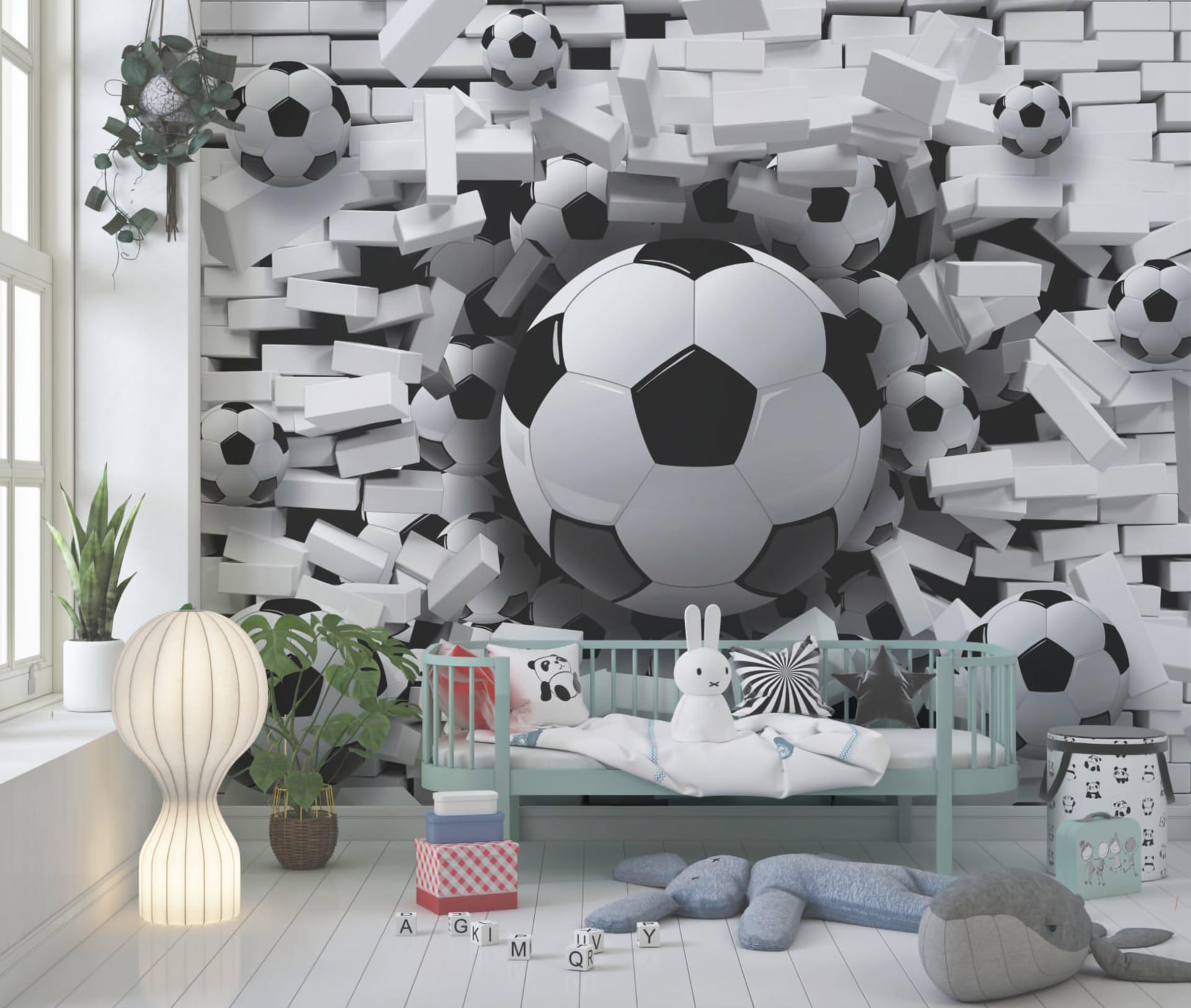 Фотообои флизелиновые Styleo Print-walls 3D Мячи 075 300х250 см (Pw-075/2)