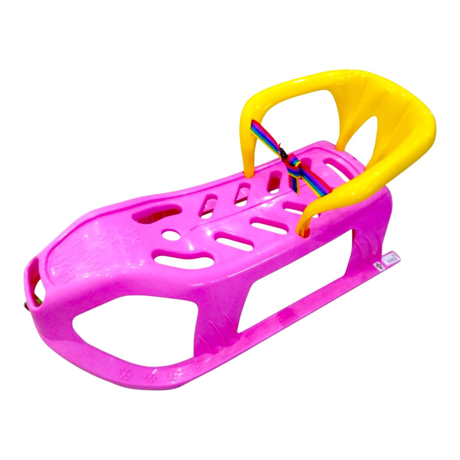 Санки-дитячі зі спинкою Marmat Snow Star Рожевий (11118) Санки-дитячі зі спинкою Marmat Snow Star Рожевий (11118)