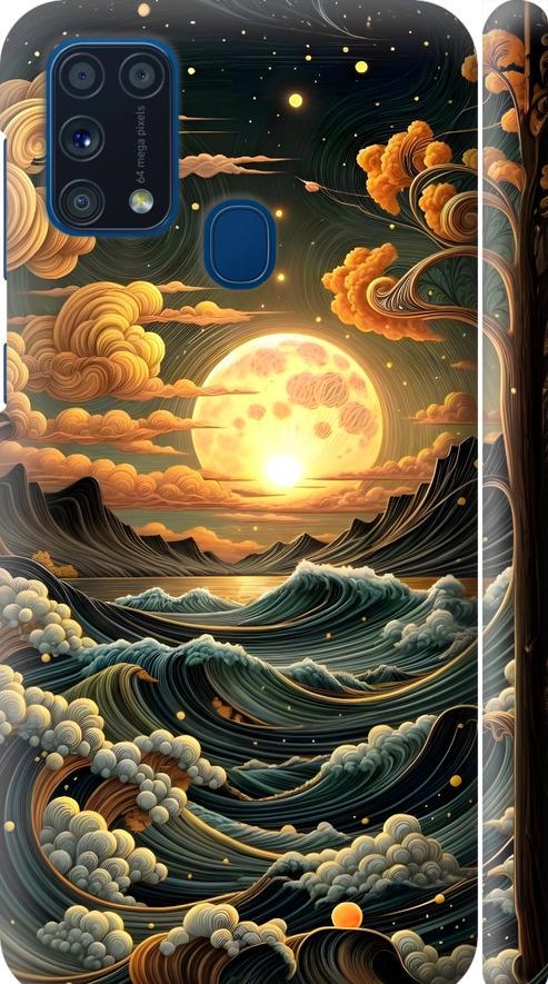 Чохол на Samsung Galaxy M31 M315F Арт хвилі (6332m-1907-42517)