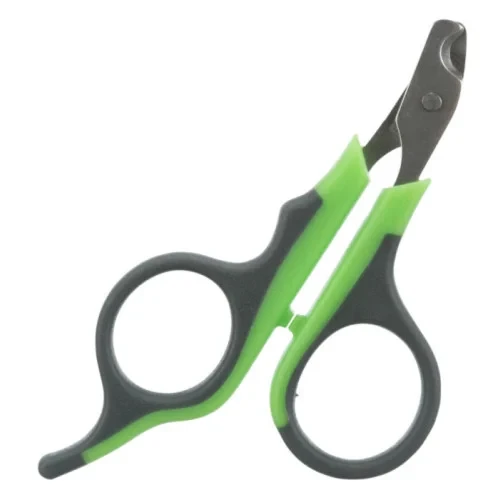 Когтерез-ножницы Trixie для мелких животных и птиц нержавеющая сталь 8 см Черный/Зеленый (1912103)