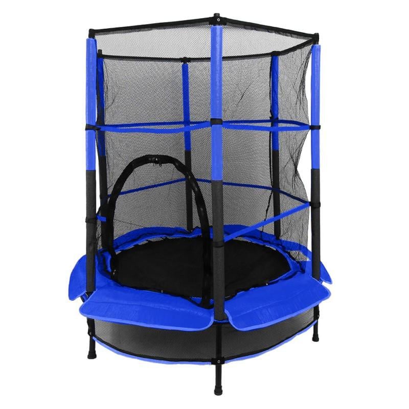 Батут Tilly круглый c защитной сеткой 55" 140 см Синий